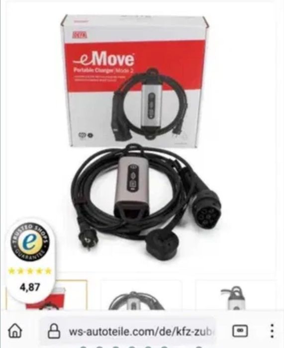 Încărcător masina electrica  auto  mobil DEFA eMove - Încărcător Mode2