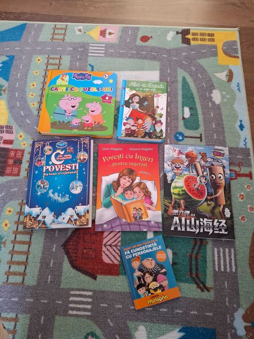 Carte puzzle Pepa pig , povesti ,colorat