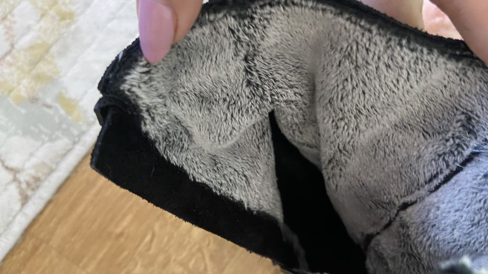 Естествен велур обувки/боти