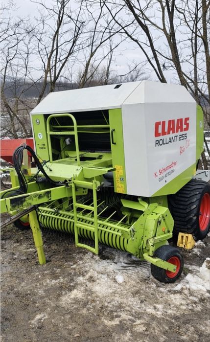 Presa de balotat Claas255, 250 Roto Cut,Plasă baloți rotunzi 1.20
