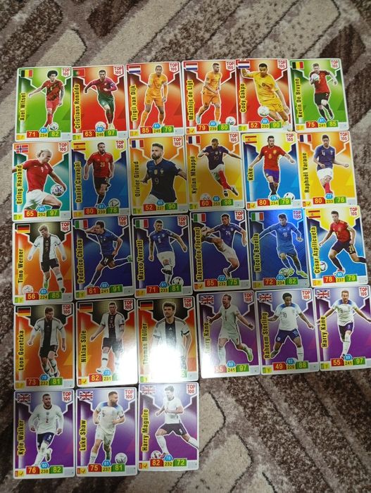 Cartonașe ediția euro 2024 top 100. Fac și schimb