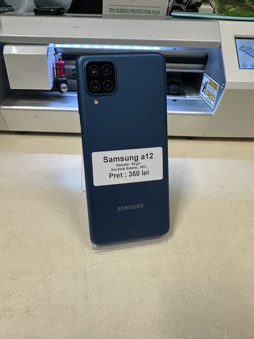 Samsung a12 / 64 gb / Garantie / 100% baterie / folie sticla cadou