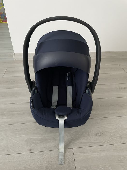 Scoica auto CYBEX Cloud Z i-Size Plus Nautical Blue + adaptori carut