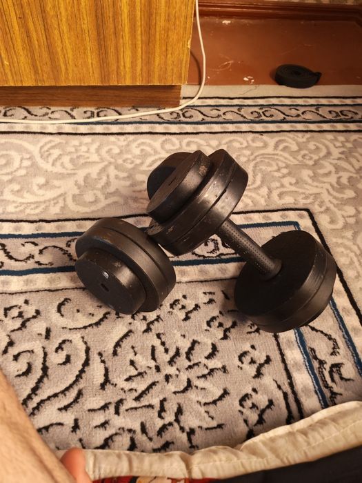 Gantellar 10 kg lik (Yig'ma / Razborniy) – Sifatli va hamyonbop!