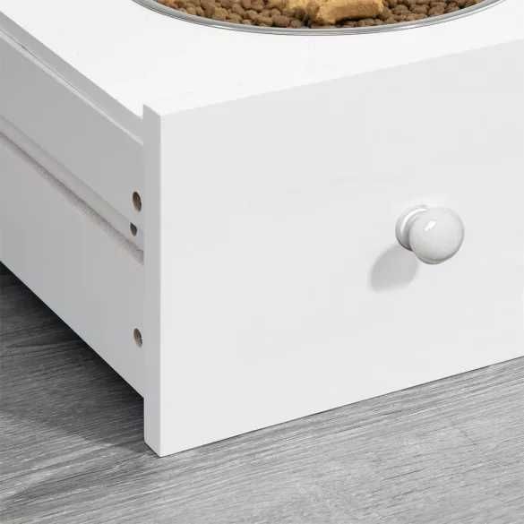 Станция за хранене за домашни любимци / Шкаф за храна за куче