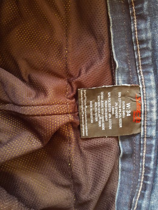 Мото дънки Seca delta slim fit blue