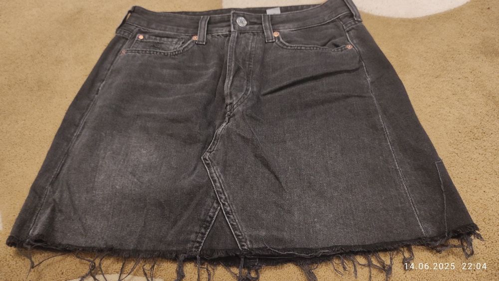 Пола от черен деним