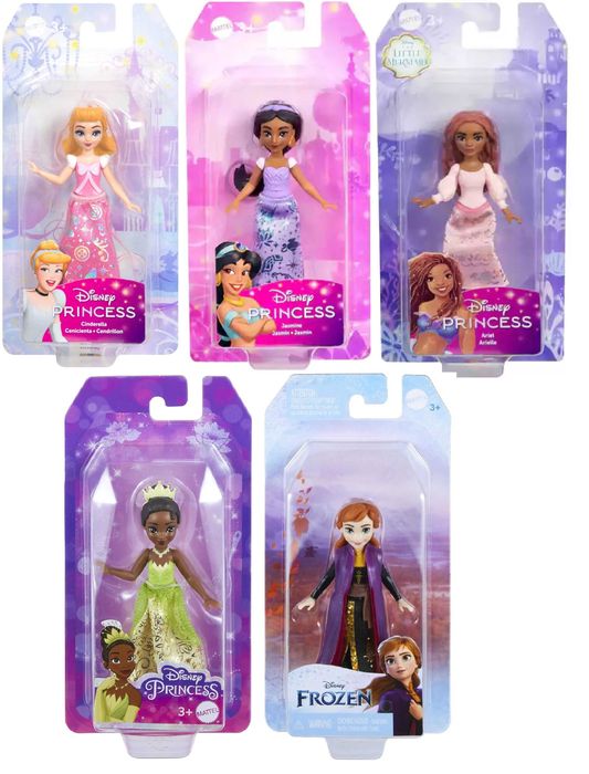 Кукла Disney Princess Ясмин Пепеляшка Ариел Анна Тиана 9см - 5 вида