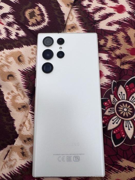 samsung S22 ultra 12/256 white full doc obmen iphone 13max yoki 14 max