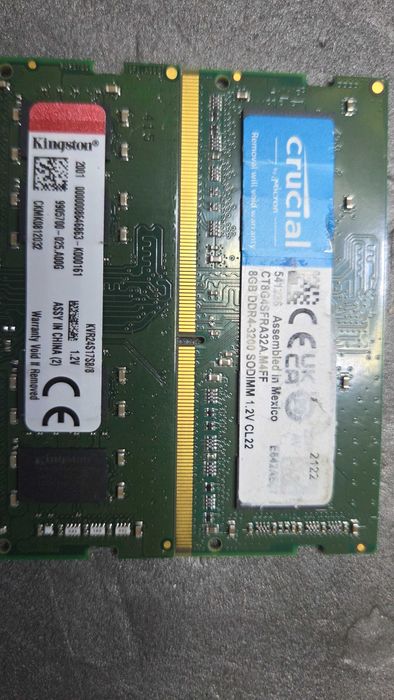 Memorii 8Gb DDR4 1,2v si 4gb ddr4 Laptop