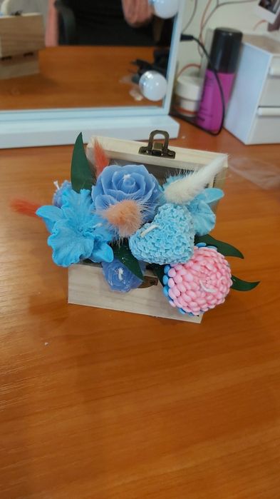 Ароматни фигури от соев восък