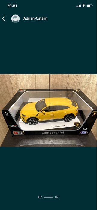 Bburago LAMBORGHINI URUS machetă auto scara 1:18
