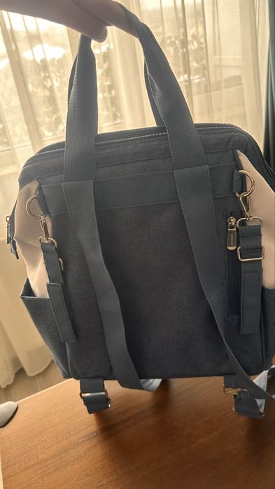 Rucsac multifunctional mamici Astrid, Skiddou, Denim, Bleumarin
