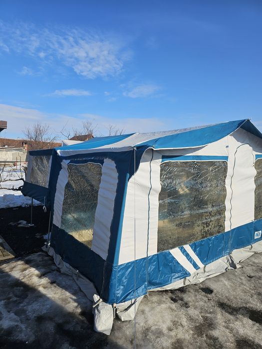 Rulota camper cort pliabil