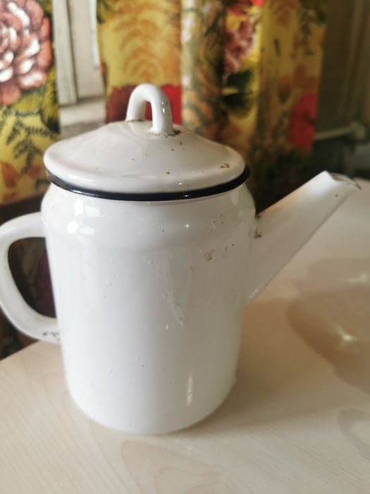 Кофе ник чайник, эмалированный