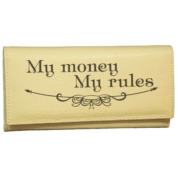 Персонализирано дамско портмоне от италианска ЕСТЕСТВЕНА КОЖА