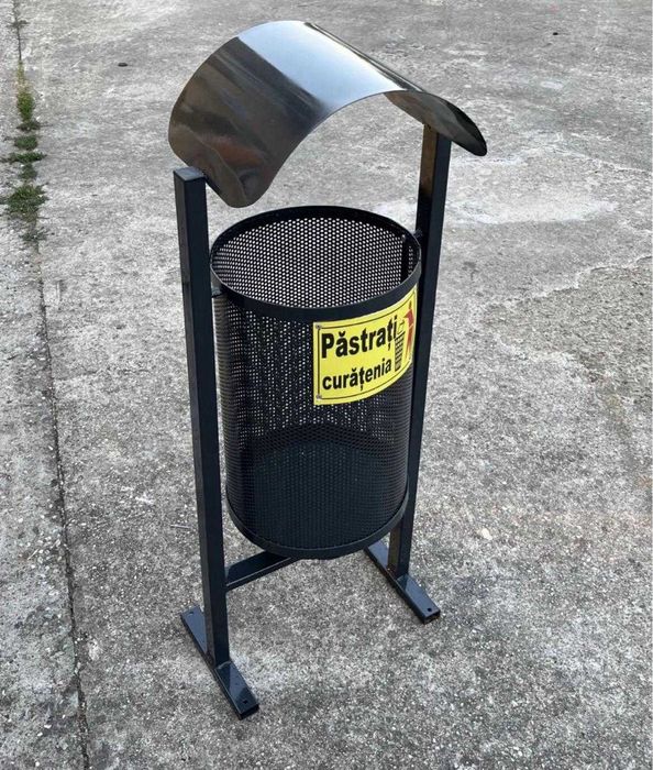 Cos de gunoi din tabla perforata