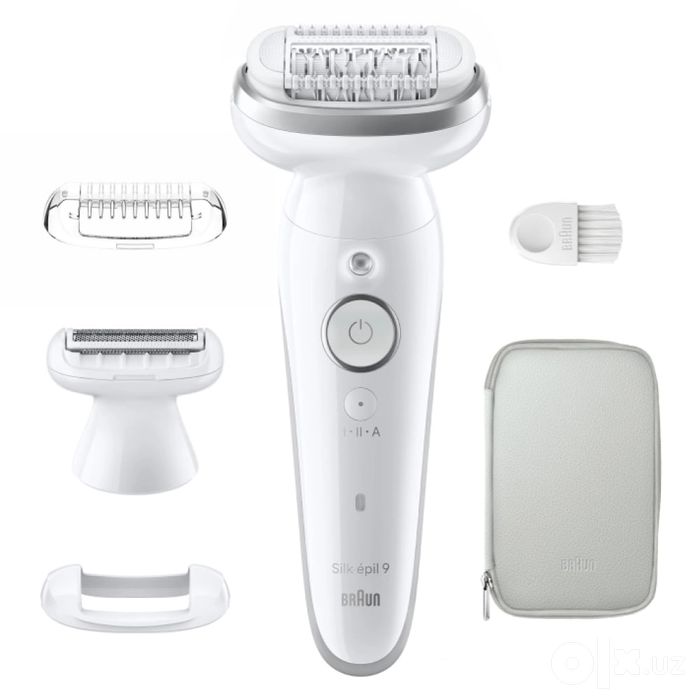 Эпилятор BRAUN SES9-041, 40 пинцетов, белый