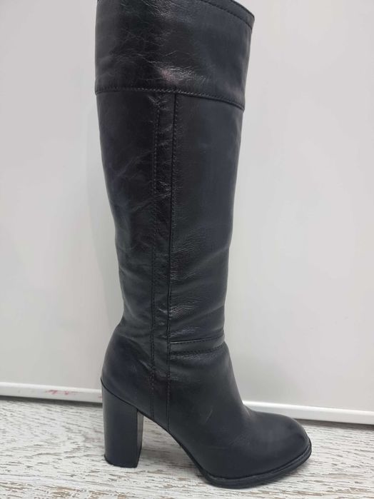 Nine West Ботуши естествена кожа 37.5 номер