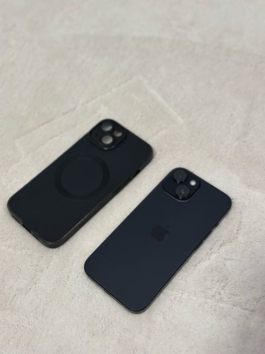 iPhone 15 Black 93% ca nou 128 GB + husa