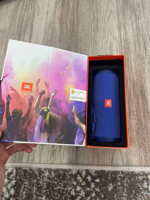 JBL Flip 4, Blue. Baterie nouă