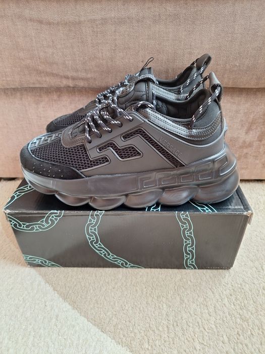 Papuci Versace Chain Reaction Negrii 42