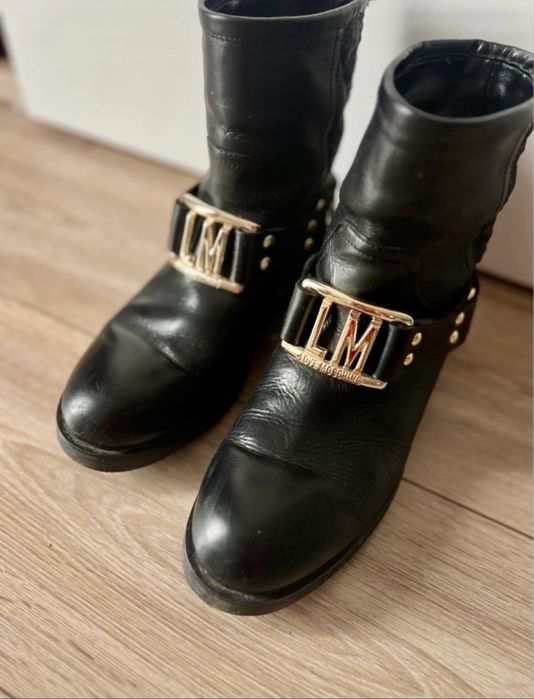 Love Moschino Cizme de piele