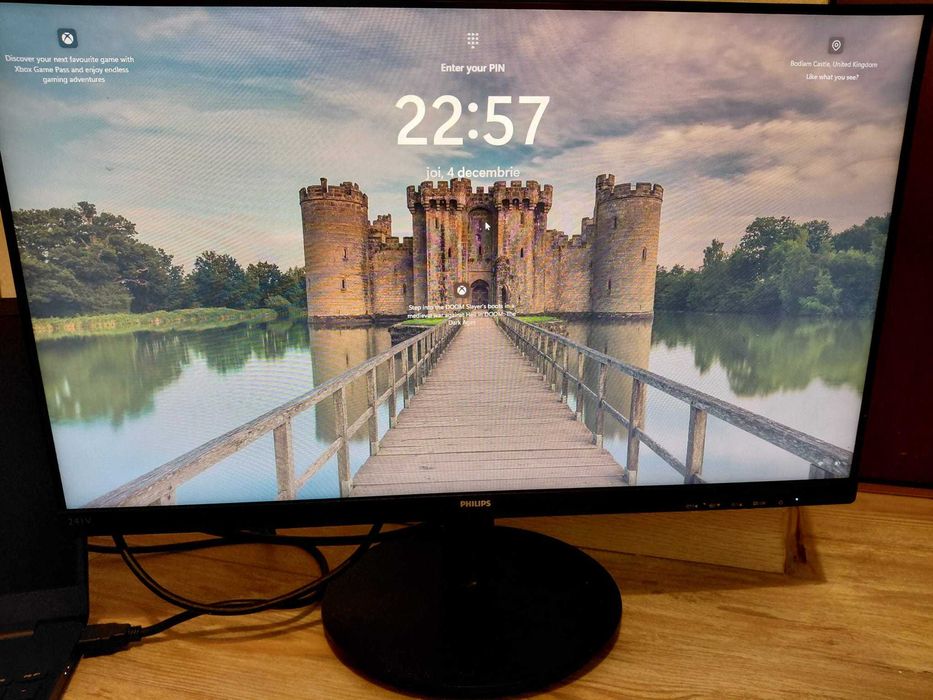 Vand monitor LED Philips 23.8" VA , cod 241V8L , 75 HZ, negru,