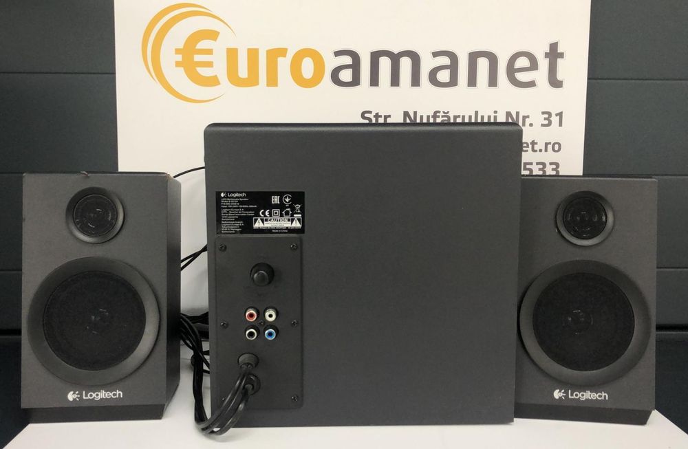 Boxe 2.1 Logitech Multimedia Speakers Z333, 40W RMS, Negru -N-