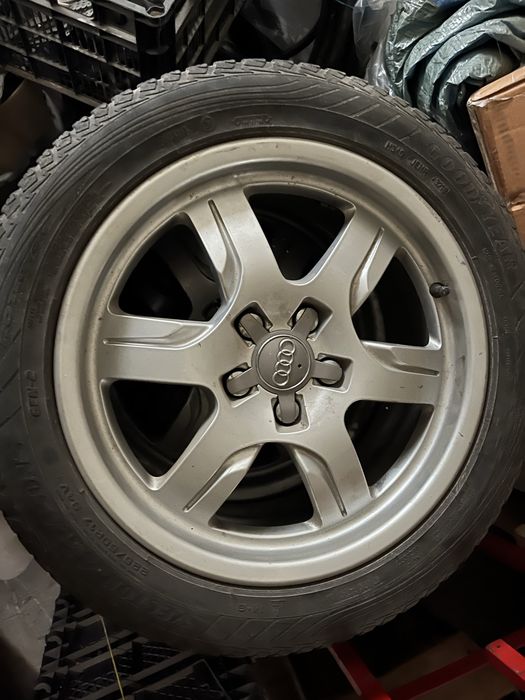 Roti audi 5x112 R17 cu anveope bune