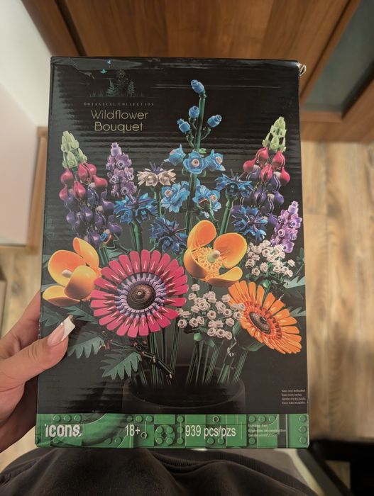 Lego buchet flori multicolor
