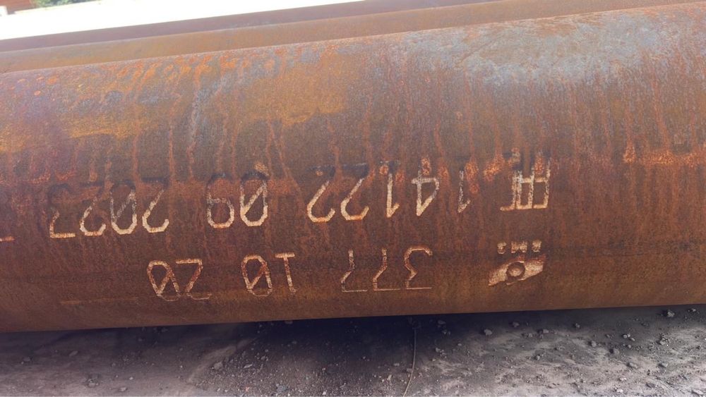 Труба диаметр 377 и отвод