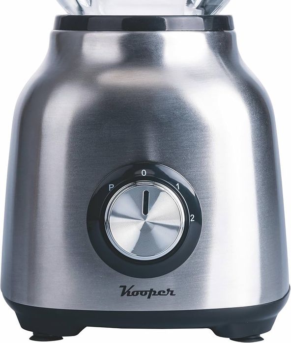 3.0 3.0 от 5 звезди (3) Електрически блендер Kooper 1.5L, стъклена градуирана кана, остриета от неръждаема стомана, 2 скорости, 500W
