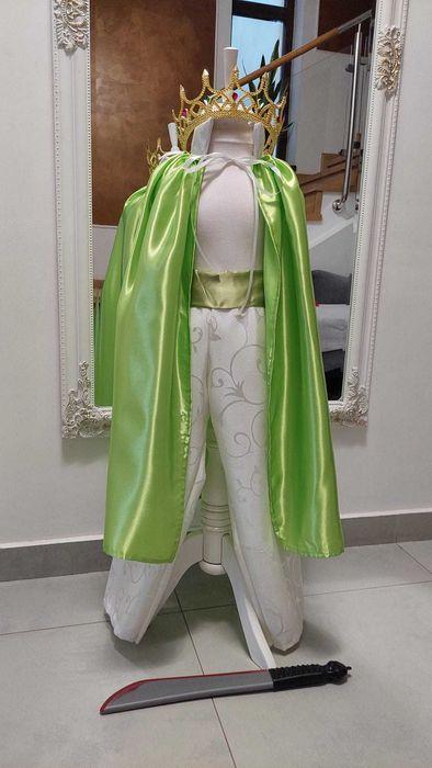 Costumatie Rege Rosu Imparat Verde Print Cavaler Harap Alb Praslea