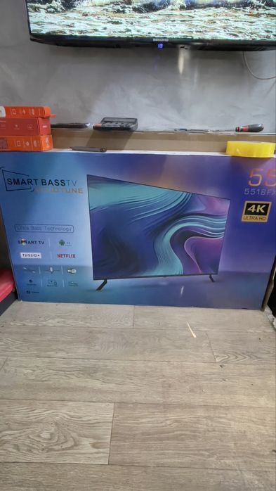 43)ЭКРАН смарт андроид голос 2 пулт телевизор samsung