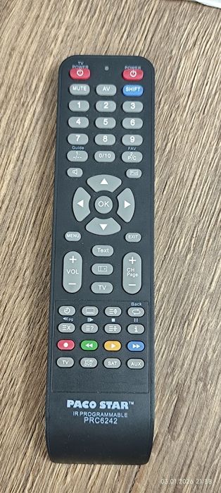 Ново програмируемо дистанционно Paco Star PRC6242