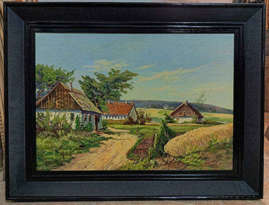 Tablou peisaj rural.