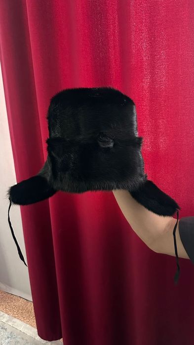 Норковый шапка ушанка