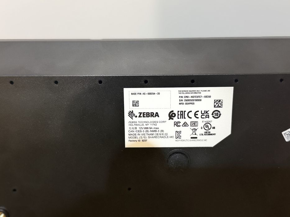 Cititor de coduri de bare Zebra TC58(2tl. +statie de incarcare de 5 dispozitive)