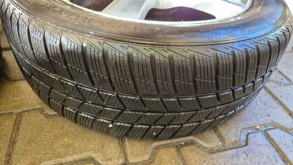 Зимни гуми с джанти 17" Borbet 215/55 R17 - 4 бр.
