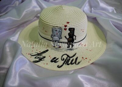 Ръчно рисувани шапки по индивидуален дизайн 35-40лв.