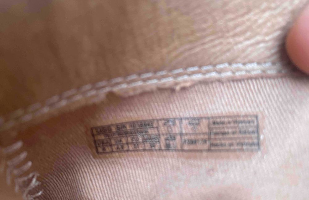 UGG Bruno Superbe Ghetute Maro Piele Office Casual Original UK