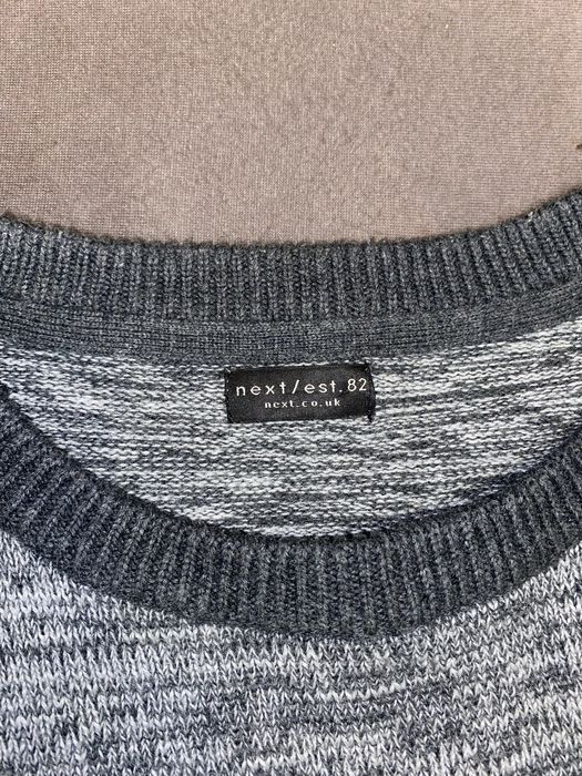 Zip up пуловер, next пуловер, бял пуловер с яка