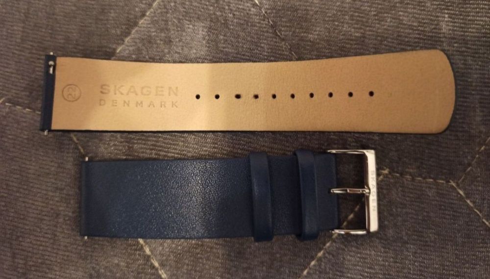 Ceas bărbătesc Skagen Cronograph nou nepurtat brățară metalica / piele