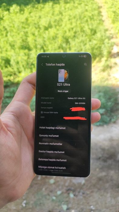 Samsung s21 Ultra 5g sotiladi