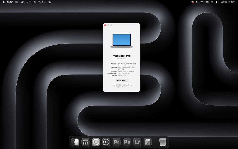 MacBook Pro 16" (2019) – Intel Core i7 | 16GB RAM | 500GB SSD | Touch