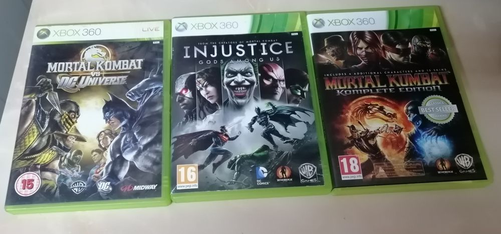 Fifa19 150/W2K17 90/Injustice 80/Mortal Kombat 100  Xbox 360