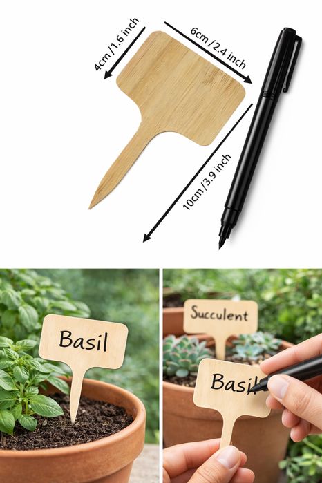 Бамбукови градински етикети 10бр