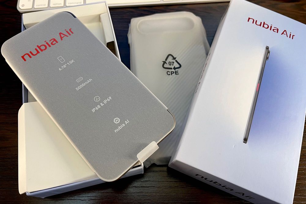 Nubia Air 5G (модел 09/2025) – 8GB / 256GB – нов с гаранция