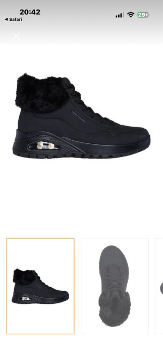 Ghete  pentru femei SKECHERS Uno Rugged Fall Air black